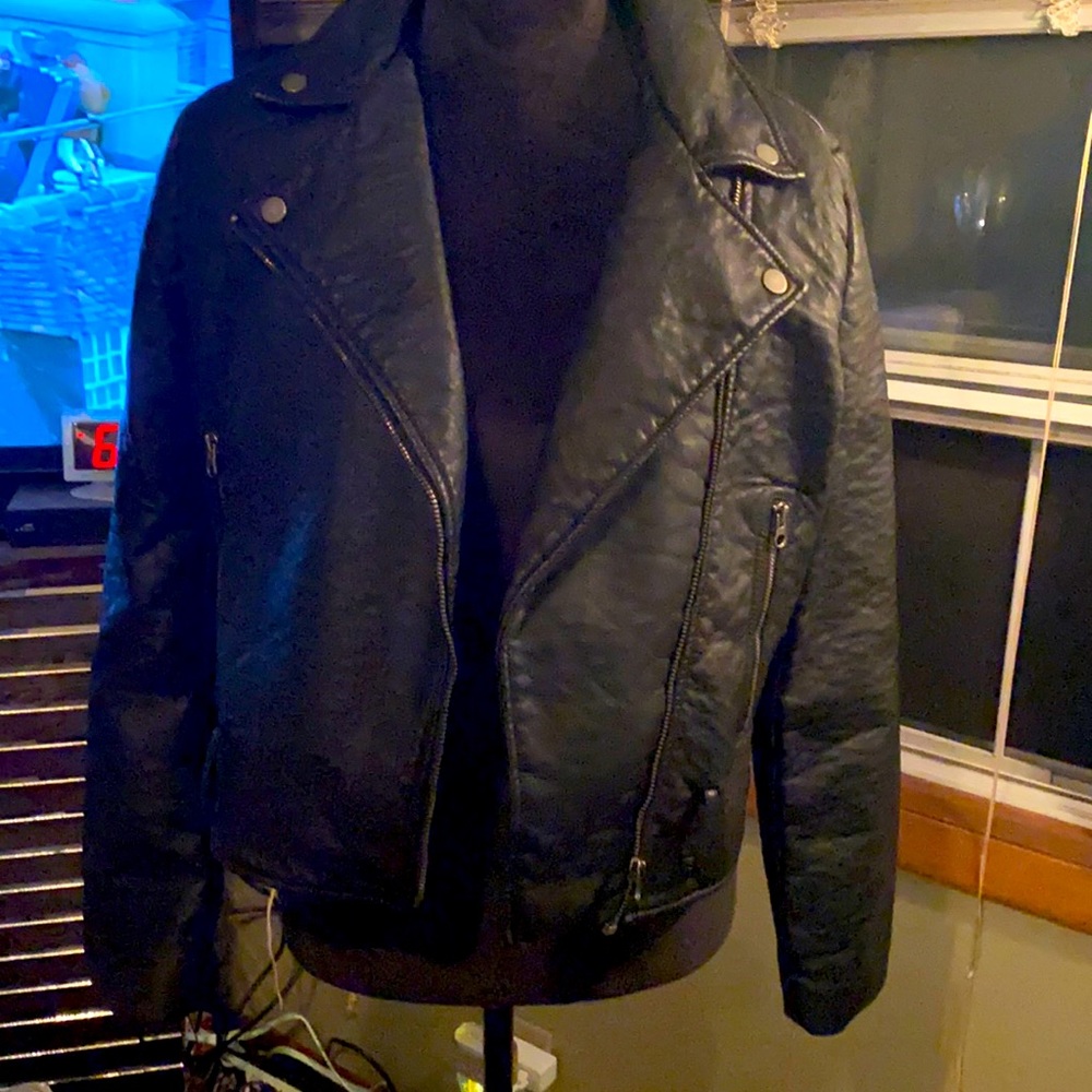 Victoria secret leather jacket